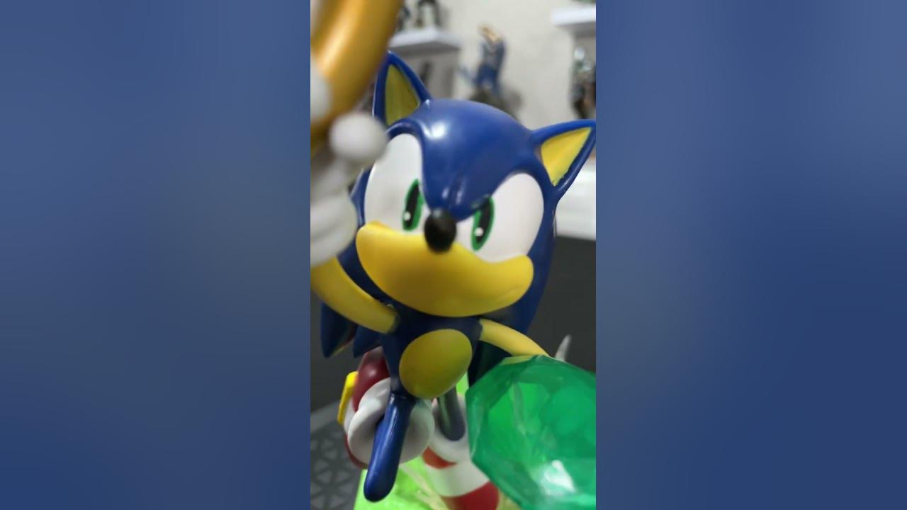 Boneco Sonic The Hedgehog - Gallery Diorama - Diamond Select Toys