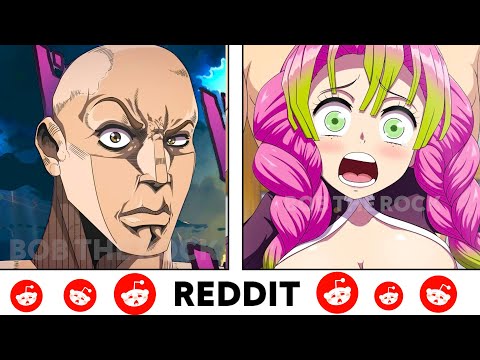 Demon Slayer Girls vs Reddit (The Rock Reaction Meme) Anime vs Reddit