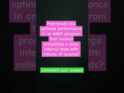 ABAP Interview Question