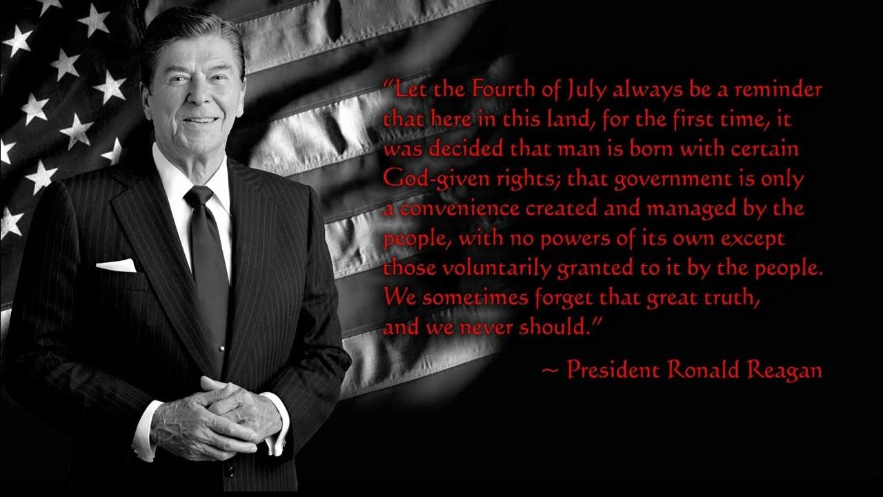 President Reagan's Independence Day Speech July 4, 1986 YouTube
