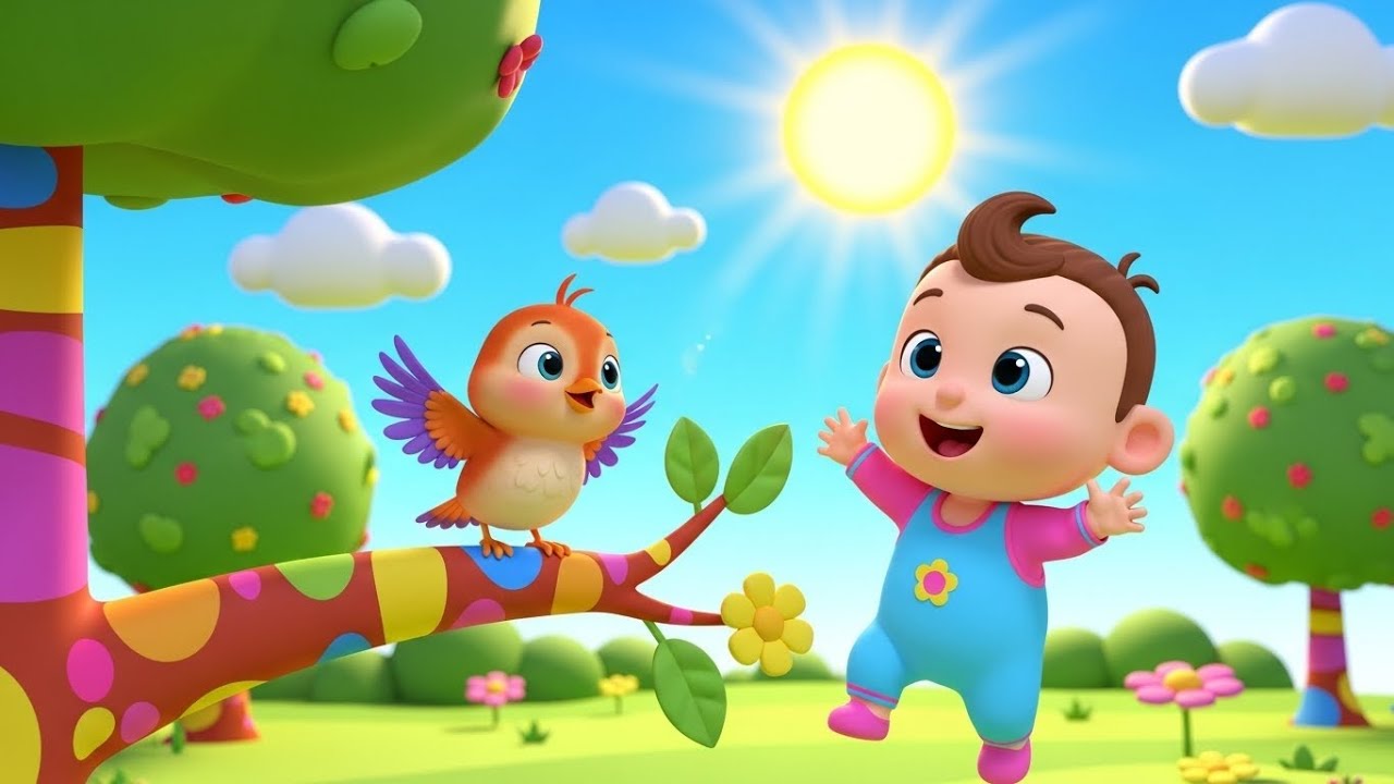 Baby Bird Family Song for Kids | Fun Animal Song, Nursery Rhymes & Baby Music 🐦🎶👶