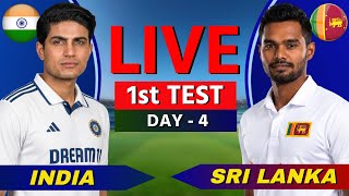 🔴 Live: IND vs SL, Day 4 | Live Cricket Match Scores, Commentary, India vs Sri Lanka Live