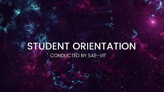 Student Orientation in VIT organised by SAE-VIT | Team Eco Titans | Season 2019