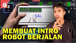 Cara Membuat Intro Youtube Robot Berjalan
