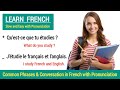 Learn French Slow and Easy : Common Phrases & Conversation in French with Pronunciation 🔥.