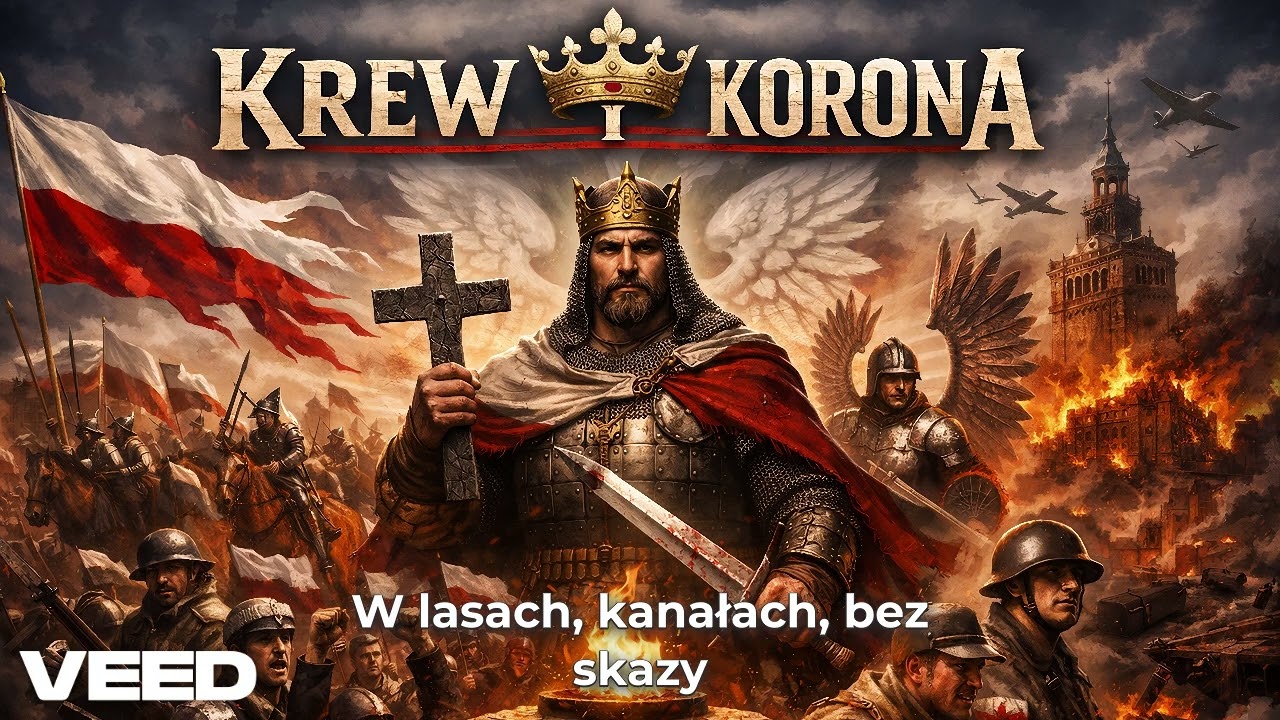 🇵🇱 KREW I KORONA 🇵🇱 Epicki patriotyczny rock/metal z chórem | Historia Polski