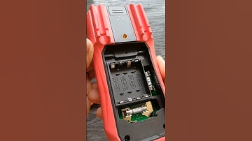 battery inside of UNI-T UT61B+ digital multitester #Ideas #DigitalMultimeter