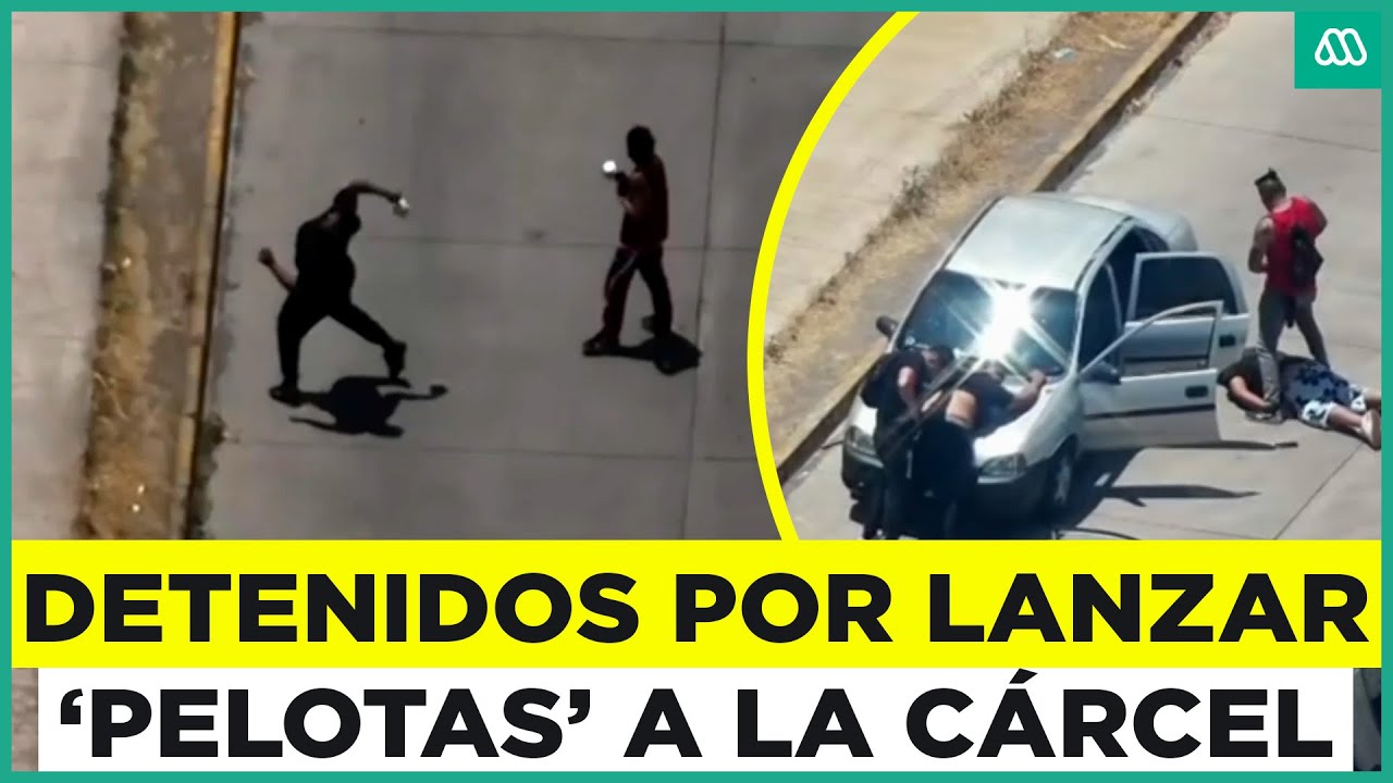 Detienen a tres sujetos tras ser sorprendidos lanzando 'pelotas' con droga a cárcel de Santiago 1