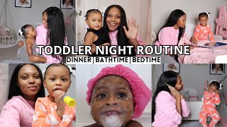 REALISTIC NIGHT ROUTINE OF A 2 YEAR OLD| Toddler Bedtime Routine 2023 | Dasia Temia