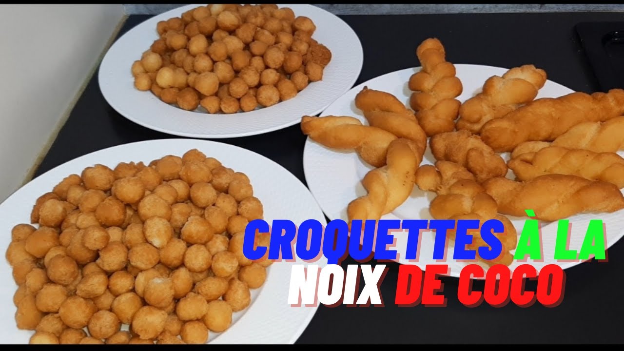 DELICIEUSES CROQUETTES À LA NOIX DE COCO