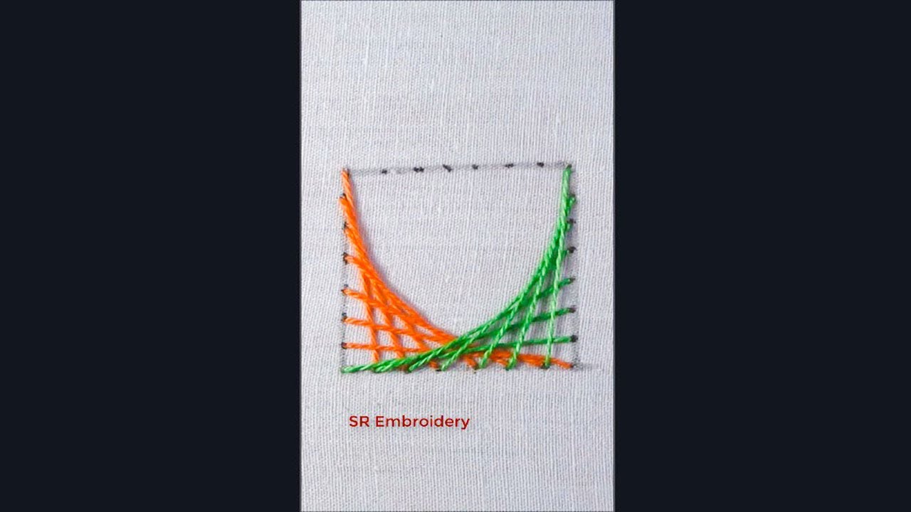 ❤️basic stitch !! hand embroidery amazing square design stitch tutorial for beginners❤️ 