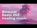 Binaural beats 2hz   healing music  meditation moments