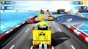 Tuk Tuk Rickshaw Racing Games - Tuk Tuk Auto Rickshaw 3D Stunt - Android-IOS Gameplay #TUKTUk