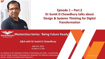 Episode 1 | Part 2 | Dr Sumit D Chowdhury | WITP- Masterclass Series