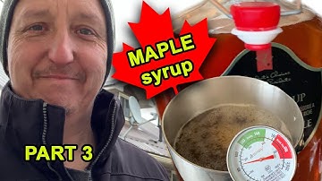 Part 3 Making Maple Syrup and Tapping my trees.
