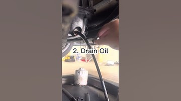 A Quick Guide On How To Change THE OIL Yourself