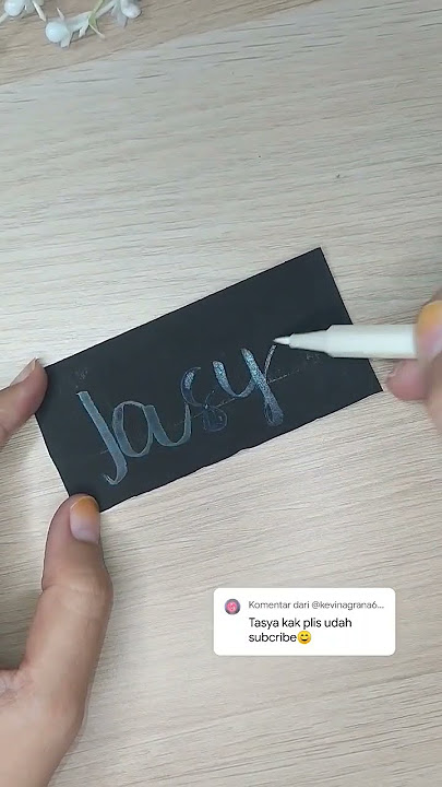 Lettering Tasya #calligraphy #lettering