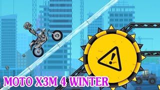 MOTO X3M 4 WINTER Gameplay Walkthrough ( all level 1 - 10 ) screenshot 5