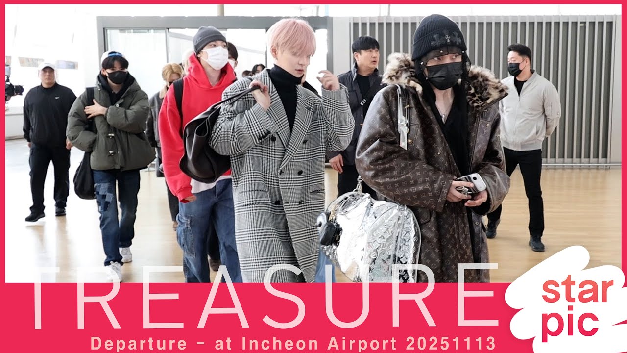 트레저 '멋진 출국길' [STARPIC] / TREASURE Departure - at Incheon Airport 20251113