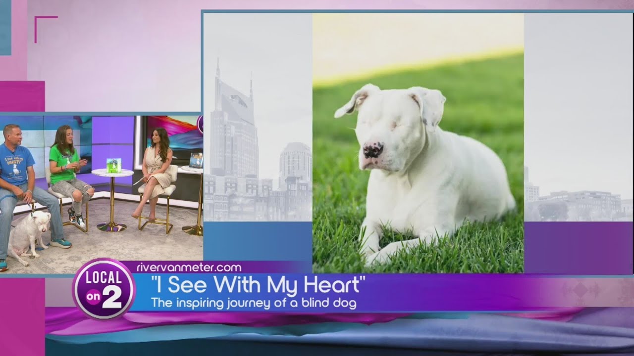 Blind Rescue Dog Helps Kids Learn Life Lessons - YouTube