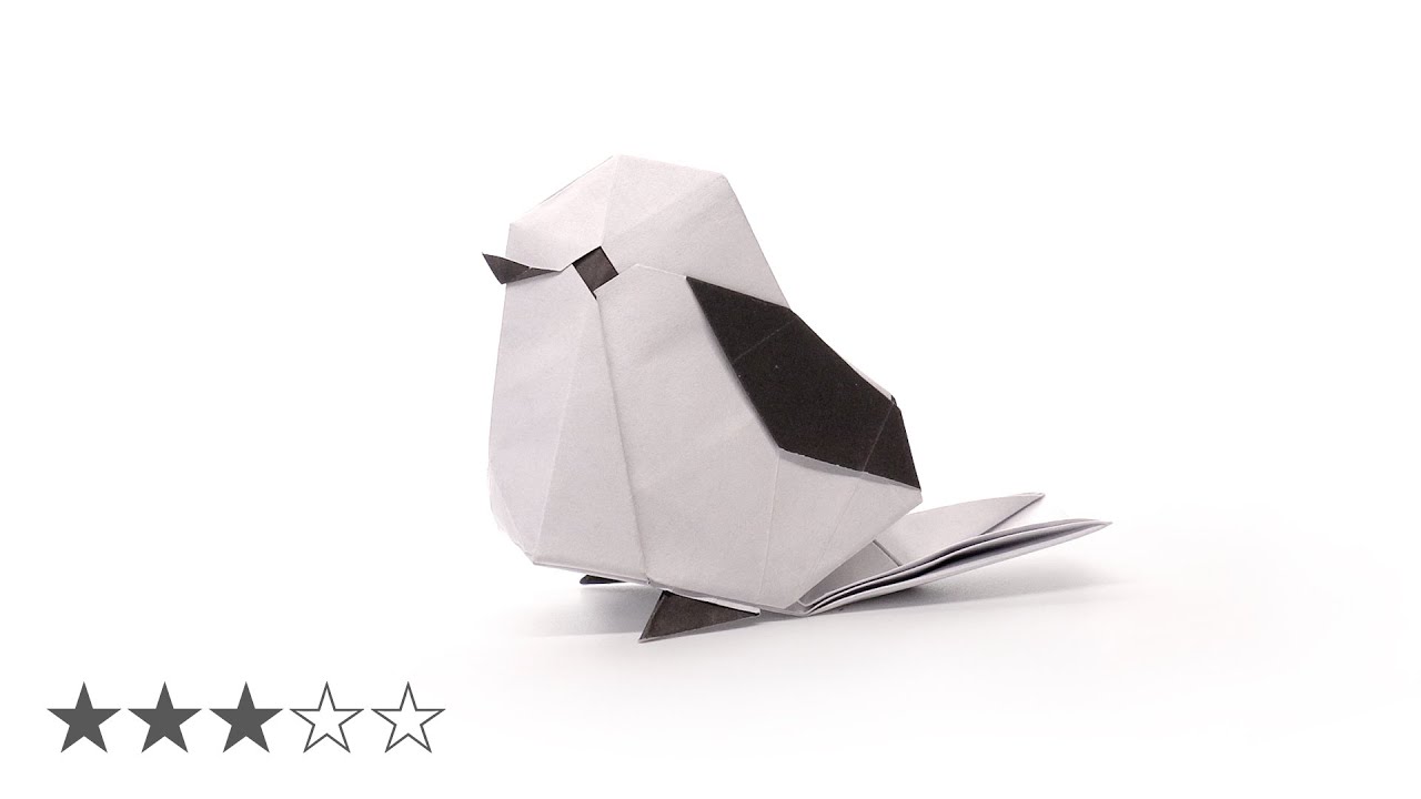 Origami Long-tailed Tit (Kyohei Katsuta)