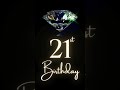 Diamond 21st Birthday Invitation | Elegant Animated Canva Video