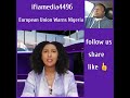 European Union Warns Nigeria and Predicts violence 😳 😢 👏 9ja listen#ifiamedia4496 #Fred'sFamilytv