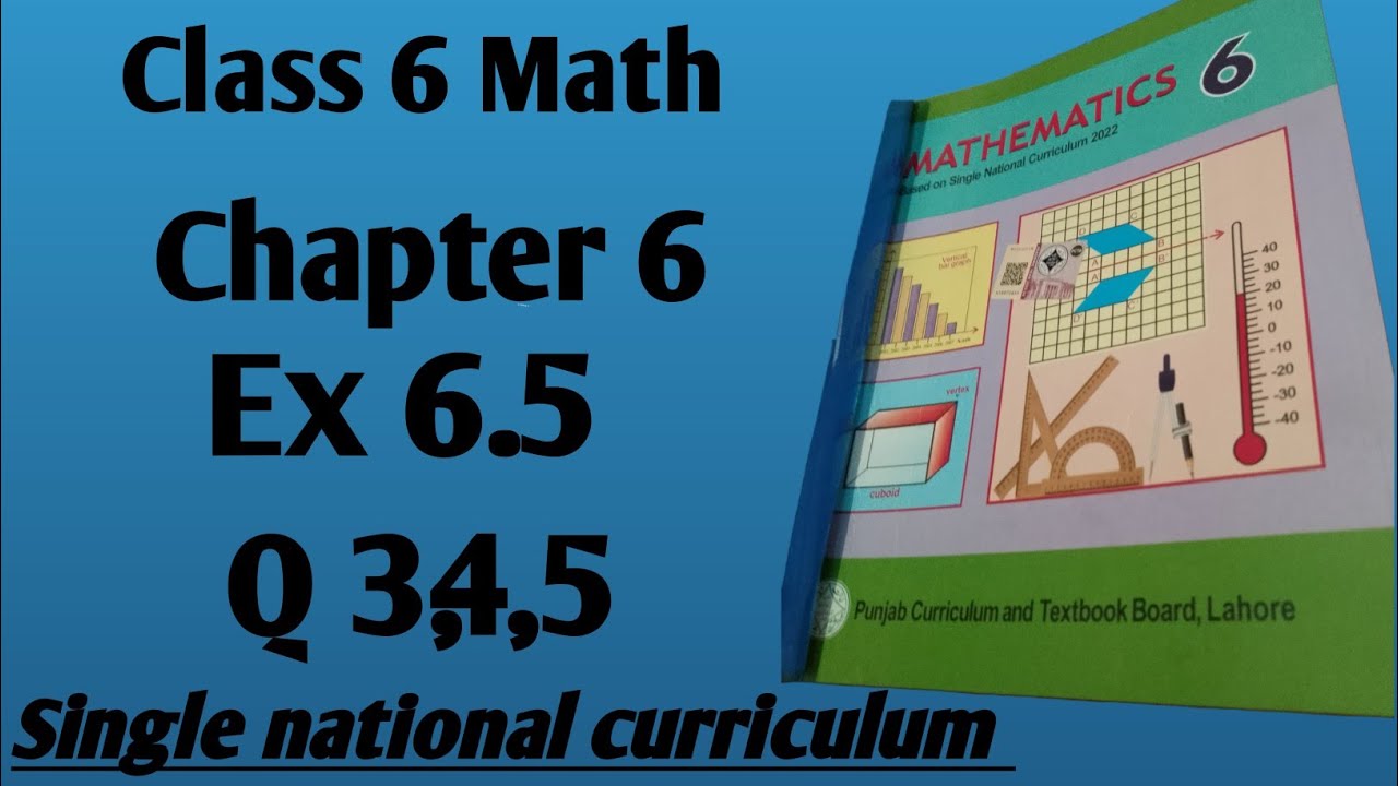 Class 6 Math Ch 6 Ex 6.5 Q 3,4,5|Class 6 Math Unit 6 Ex 6.5 Q 3,4,5 # ...