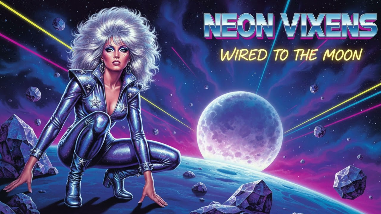 Neon Vixens – Circuit of the Moon (80s Glam Rock)