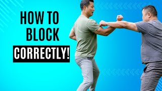 Correct way to BLOCK without missing the PUNCH!