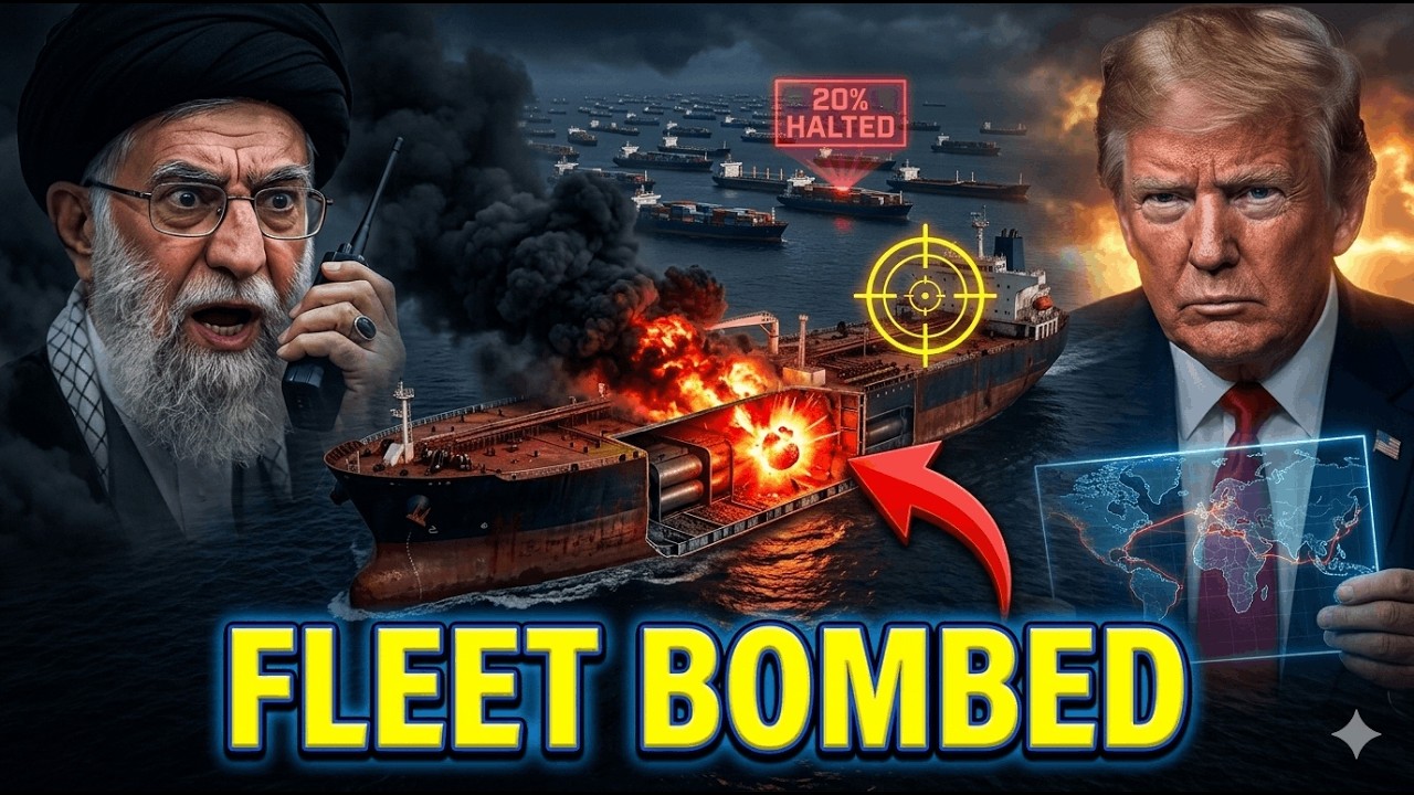 Iran Just Bombed Its Own Shadow Fleet Tanker — 20% of World's Oil Has Stopped Moving
