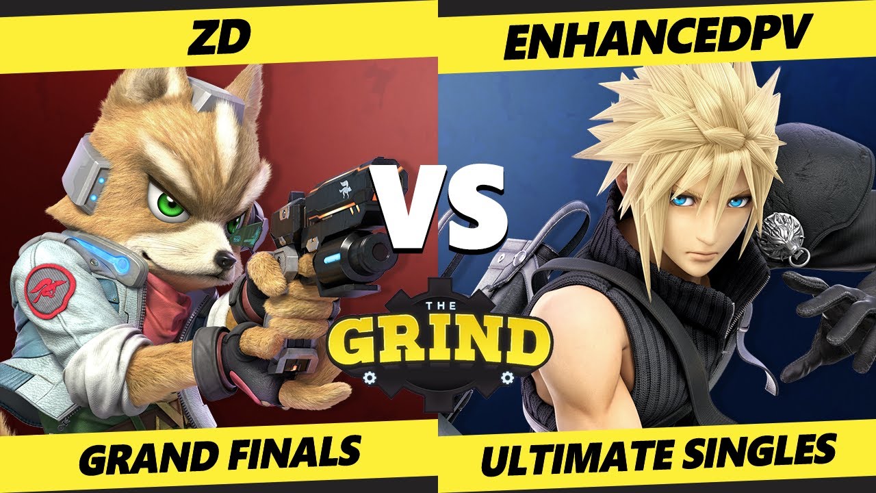 The Grind 208  GRAND FINALS - ZD (Fox) Vs. enhancedpv [L] (Cloud) SSBU Smash Ultimate Tournament