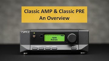 Cyrus Audio - An overview of the new Classic AMP and Classic PRE