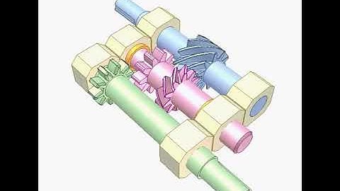 One way clutch 7 helical gear480p | Mechanical Design Concepts And Mechanisms