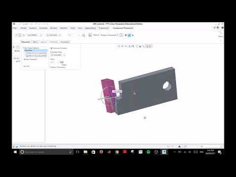 MECH1110 Creo Tutorial 9: Assemblies