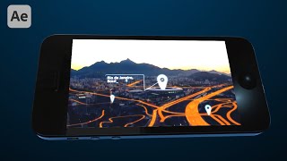 After Effects Tutorial Mobile Screen Animation Element 3D