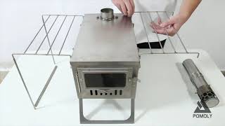 Pomoly T1 Series Stove Display, Assembly And Disassembly (Old Version)