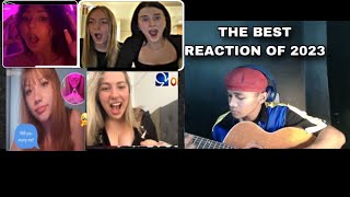 singing to strangers on ometv | 2023 Best reaction compilation