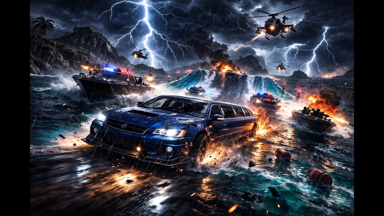 UMA MEGA LADEIRA MAS ESTA INUNDADA - BeamNG