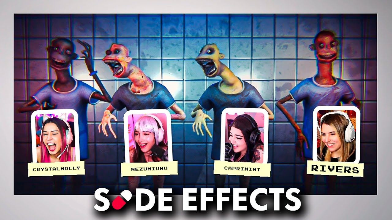 NOS 'EMPASTILLAMOS' DE LA RISA 💊 | CAPRI JUGANDO SIDE EFFECTS CON RIVERS, CRYSTAL MOLLY Y NEZUMI