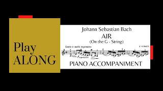 Bach - Air on G String - Accompaniment