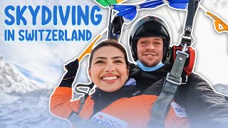 SKYDIVING IN SWITZERLAND!!! *unbelievable *