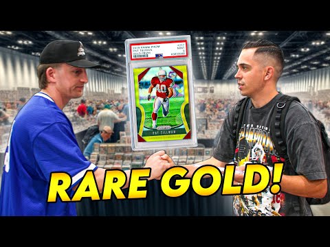 I Bought One Of The Most ICONIC Prizm Gold Cards EVER At a Card Show! 🤯