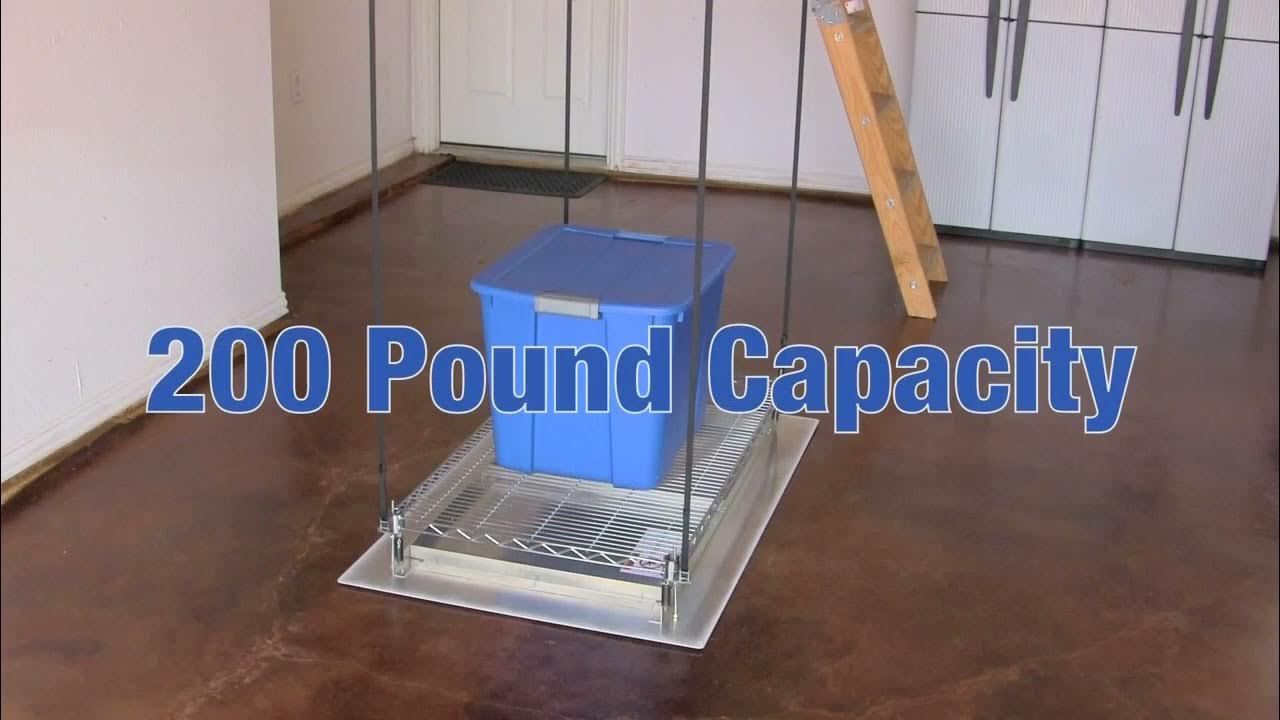 SpaceLift Products 5200 S Attic Lift YouTube