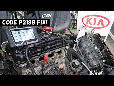 KIA OPTIMA CODE P2188 FUEL SYSTEM TOO RICH AT IDLE FIX