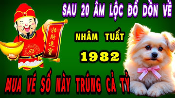 Đúng từ sau ngày 20 tháng 9 âm lịch Lộc đổ dồn về tuổi nhâm Tuất 1982 trúng đậm nếu mua vé số này.