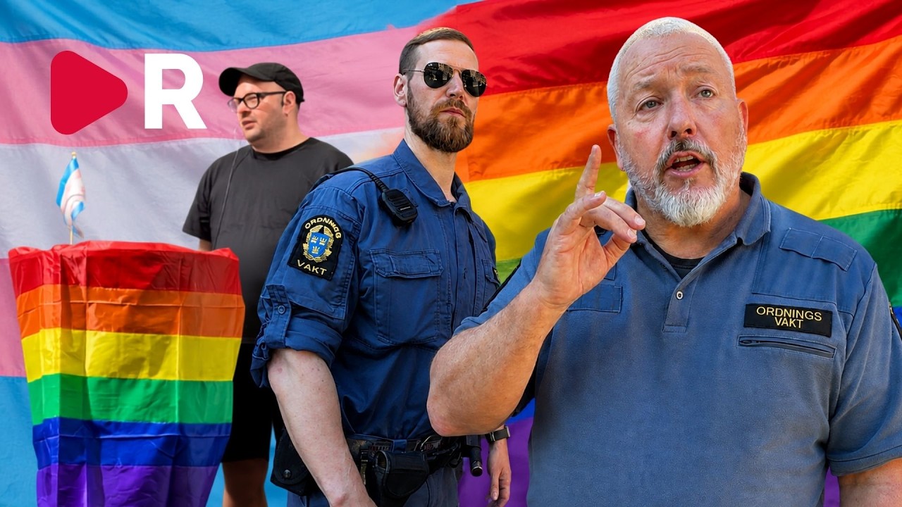 Transaktivisterna försöker tysta Riks – se konfrontationen