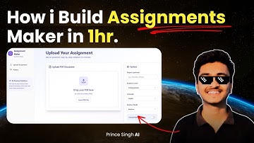 How to Build Assignment Maker | Create Your Own AI Tool (Step by Step)