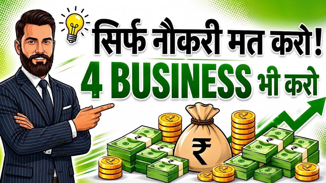नौकरी के भरोसे मत रहो ! ये 4 Business Ideas हर महीने Extra Income दे सकते हैं