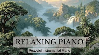 Relaxing Piano Music for Sleep ~ Calm Classical Melodies | Misty Jungle Waterfall